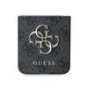 Guess Guhczf64Gmggr Z Flip6 F741Czarny/Black Leather 4G Metal Logo