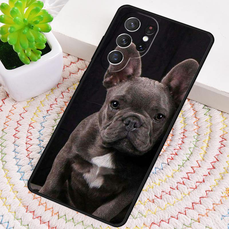 Funny french bulldog Phone Case for Samsung Galaxy note 10 pro S26 Ultra S23 S24 FE S25 S21 S22 PLUS shockproof Cove