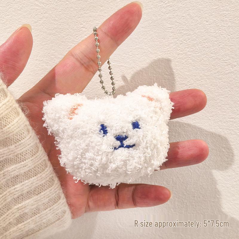Year of the Sheep Lamb Keychain: Cute Plush Pendant for Students' Bags