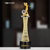 High-End Hole-in-One Golf Trophy: Metal Medal Award for Sports Events