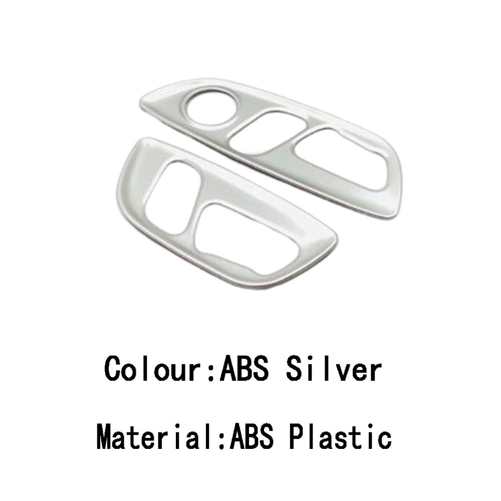 For Toyota Venza/Harrier    2024 ABS/Steel Car Seat Adjustment Switch Cover Decoration Frame Interior Accessories