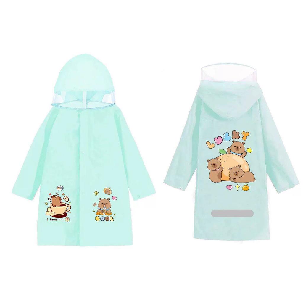 Children's Raincoat, Kidsren's Full-Body Waterproof Raincoat for Girls, 2025 New Model, Rain Gear for Primary School Students, Poncho