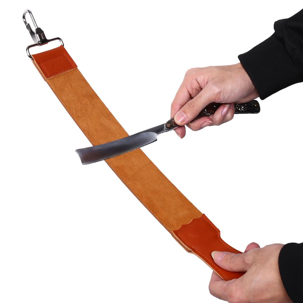 Genuine Lther Strop Belt Belt, Ening Knife Tool for Straight, Chisels and Knives with Convenient Hanging Hook, Professional or Domestic Use