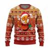 3D Printing Autumn Winter Christmas Series Printed Men's Pullover Casual Fashion Loose Casual O-Neck Pullover