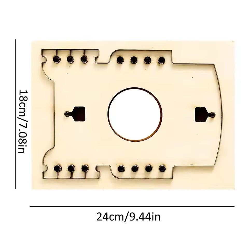 Wallet Die Cutting Cutter DIY Mold Fittings Leather Die Cut Mold for Die Cutting Machine DIY Leather Crafts Making