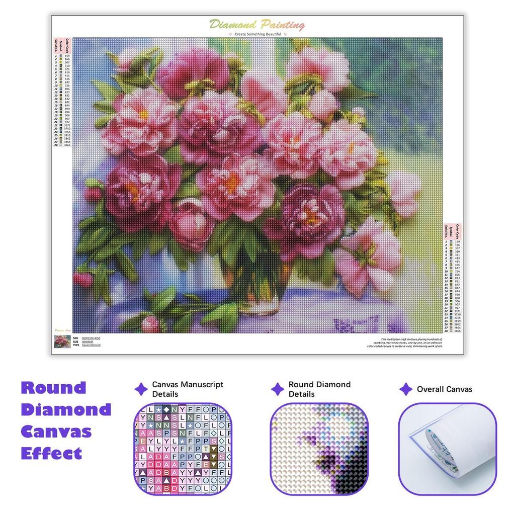 5D Diamond Painting For Adults Cat Flower Mosaic Diamond Embroidery Animal Picture Of Rhinestone Handmade Home Decor 30x40cm/12x16inch