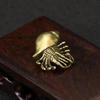 Vintage Brass Hermit Crab Figurines Sea Animal Desktop Ornaments Handmade Office Decorations Craft Accessory Gift