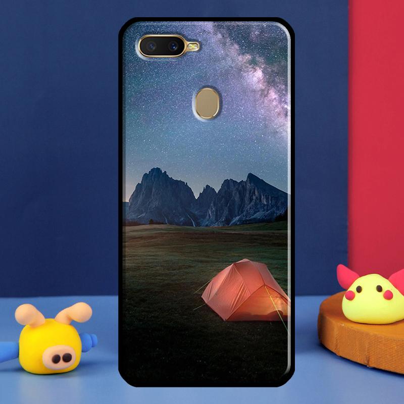 Camping Nature Mountain Case For Oppo A98 A78 A58 A15 A16 A17 A5 A9 A91 A52 A72 A76 A96 A74 A94 A54 S A57 A77 Cover