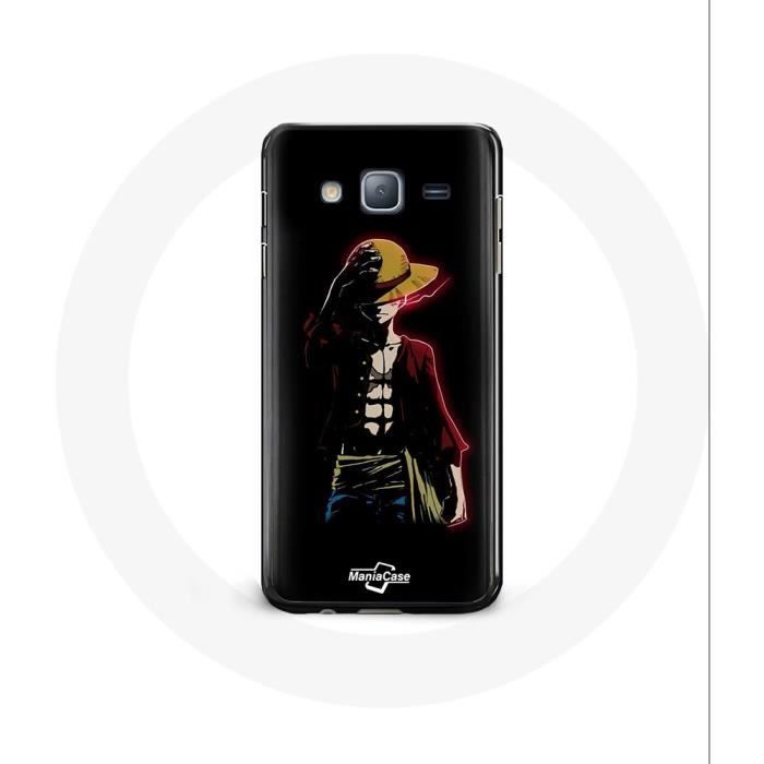 Coque - Maniacase - Samsung Galaxy J5 2016 - One Piece Manga Anime Luffy - Silicone - Souple