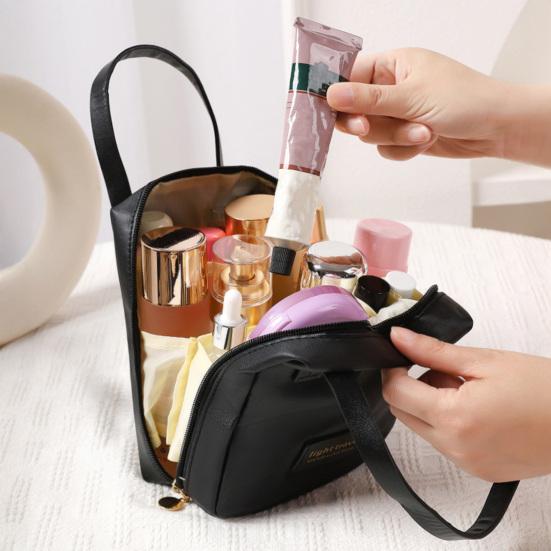 Travel Cosmetic Bag Portable Toiletry Organizer with Handle Large Capacity Waterproof Makeup Bag for Home Travel Business Trip