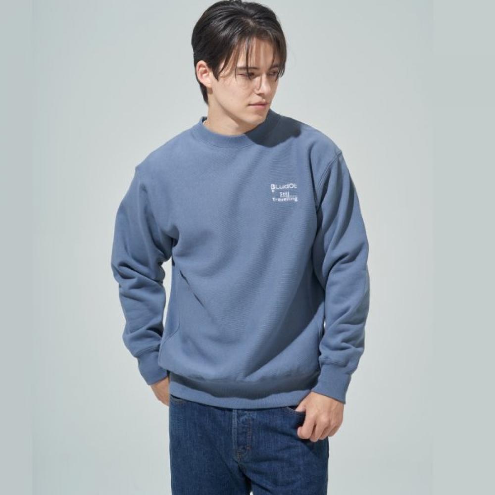 Blu Dot Graphic Embroidery Sweatshirt Bl  Men 105