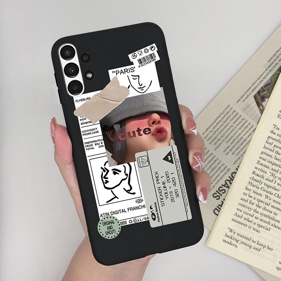 For Samsung Galaxy A13 Phone Case SM-A135F Cute Bumper Cartoon Silicone Soft Funda Cover For Samsung A 13 GalaxyA13 Coque Capa