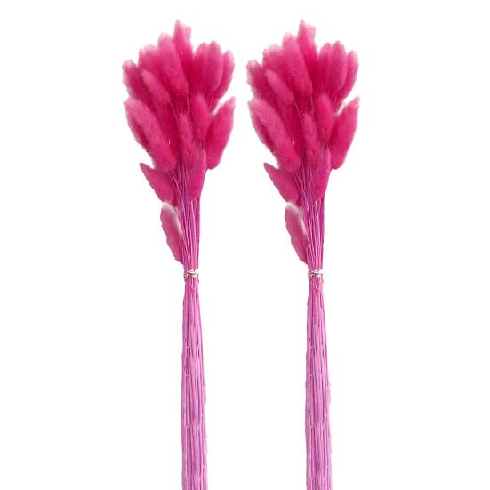 1 Set Dried Flower Bouquet Romantic Easter Celebration Bunny Tail Household Products