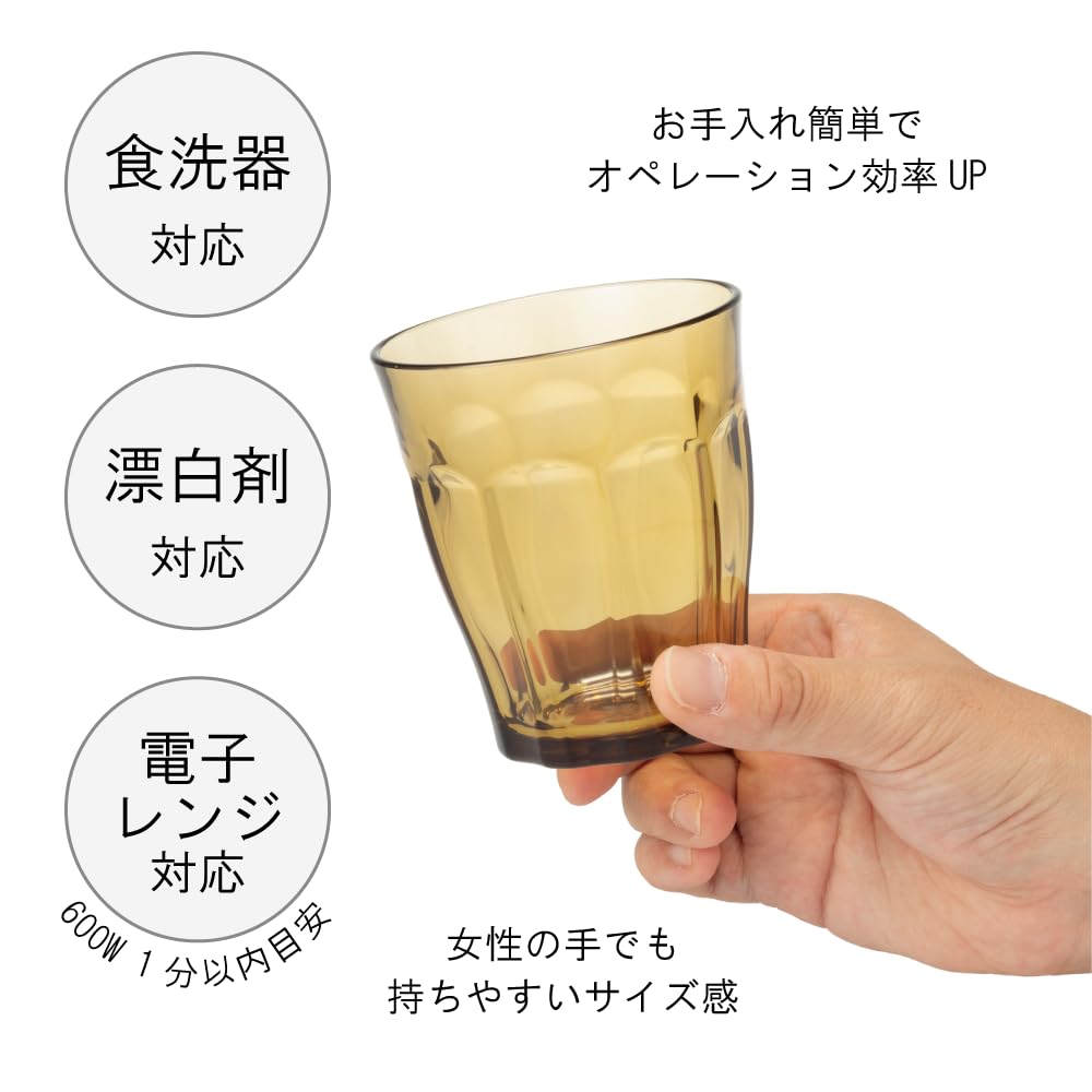 Plakira Unbreakable Standard 10 Dishwasher Made in Home Heat Resistant 100 Commercial Petal Glass BPA IJ Plakira Ishikawa Jushi Kogyo Glasses, pieces,