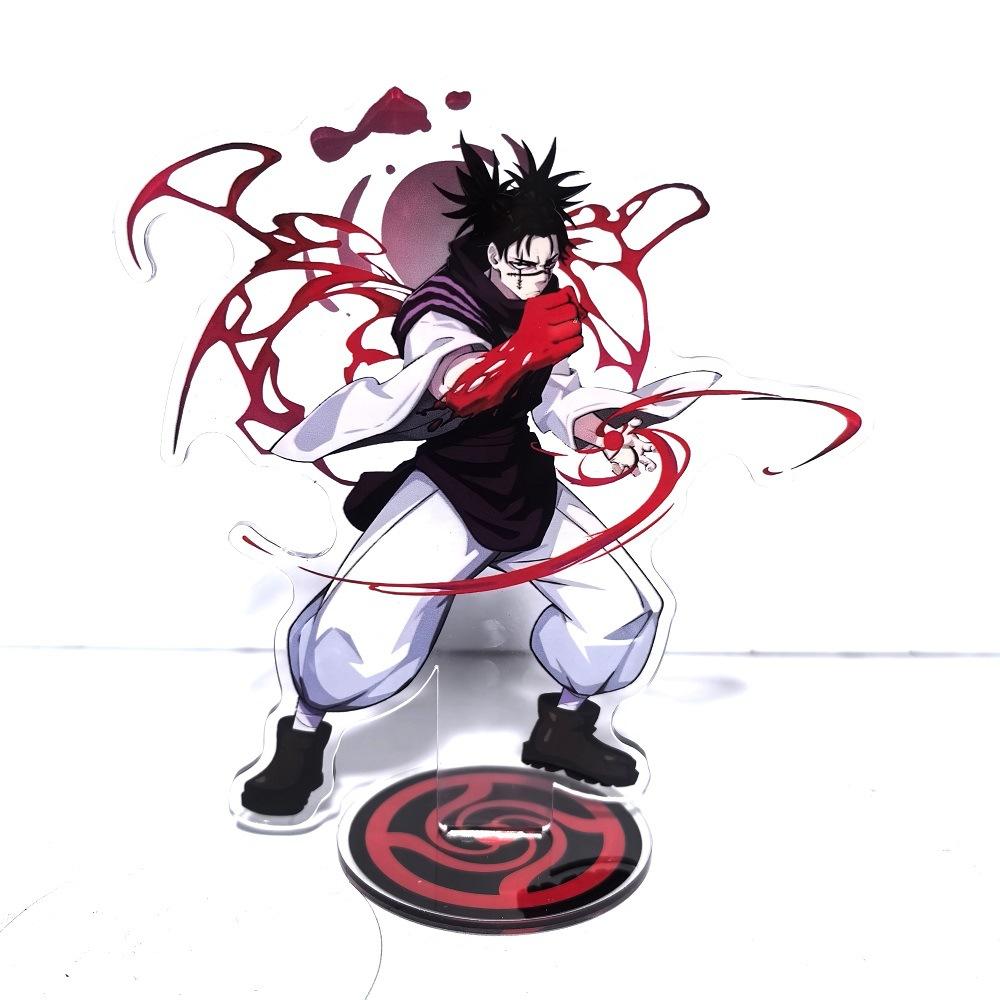 

Jujutsu Kaisen Чосо Сатору Годжо Фушігуро Тоджі Гето Сугуру Акрилова Модель Стенду Каваї Мультфільм Інумакі Тоге Декор для Столу