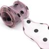 4cm Width Organza Ribbon 10 Yards Length Solid Color Chiffon Ribbon Wave Point Polyester Material Tulle Ribbon Hair Bows