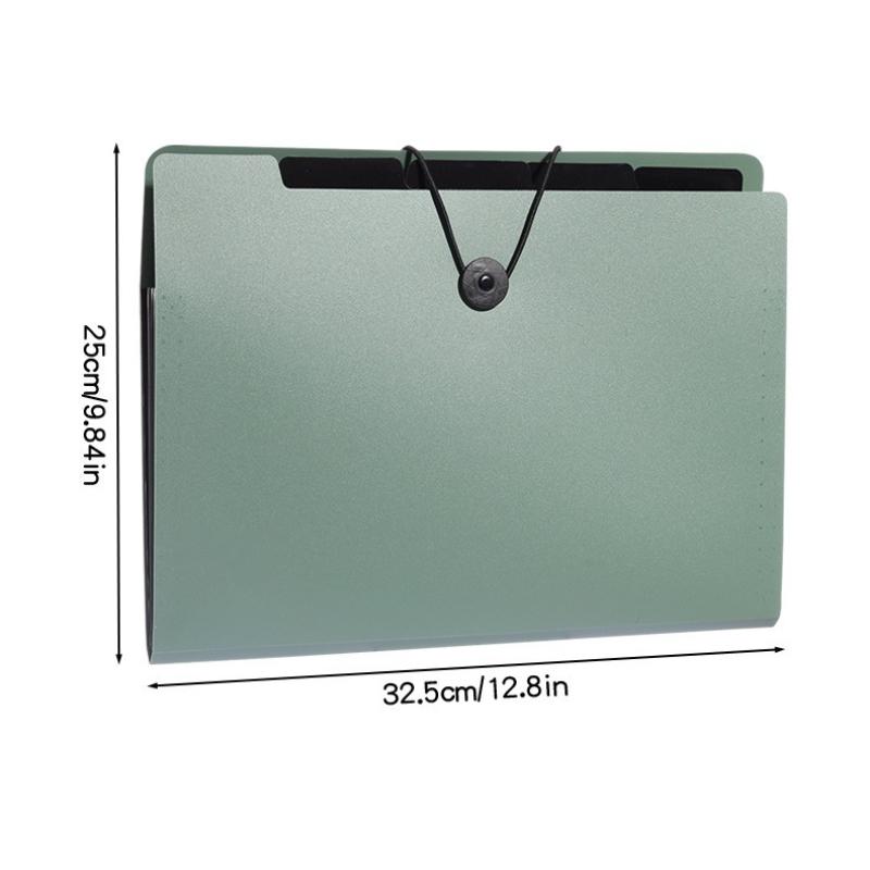 5/8/13 Compartments Advanced Folder Organ Bag Office Storage Materials File Bag Test Paper Organization Magic Tool