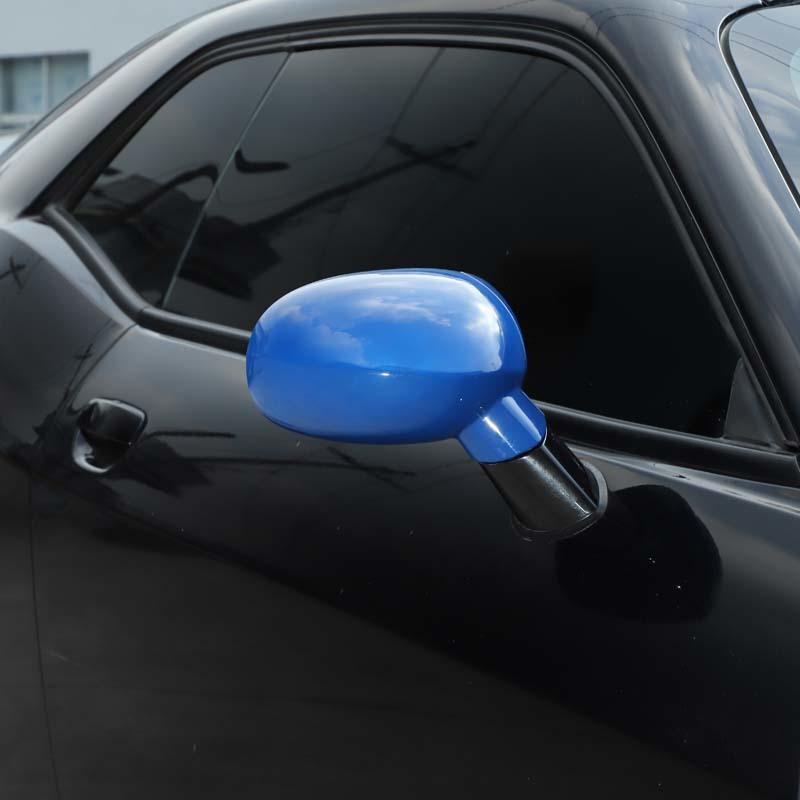 Bilbackspegel Skaldekorationsskydd för Dodge Challenger 2009 Up ABS Exteriörtillbehör