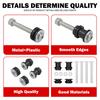 HDBUBALUS Motorcycle Sissy Bar Backrest Detachable Backrest Docking Hardware Mounting Screws for Harley Sportster 48/72 XL1200 XL883 2004-2024