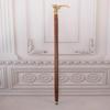 93,98 cm Katzenkopf Gehstock Holz und Messing Gehstock Fantastischer Stock Geschenk für Großvater Vater Heimdekoration