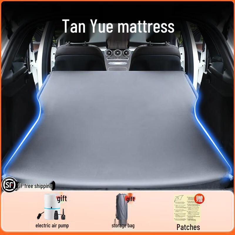 Volkswagen Tayron Trunk Bed Mat: Sleeping Pad for 25 Models - Inflatable Rear Row Car Bed