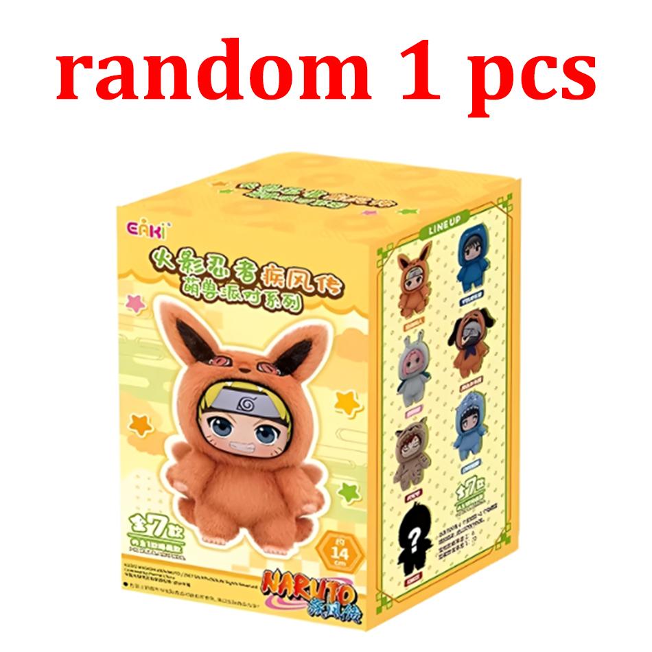 

New Naruto Blind Box Shippuden Cute Beast Party Series Naruto Plush Doll Cute Vinyl Pendant Anime Movie Peripheral Pendant
