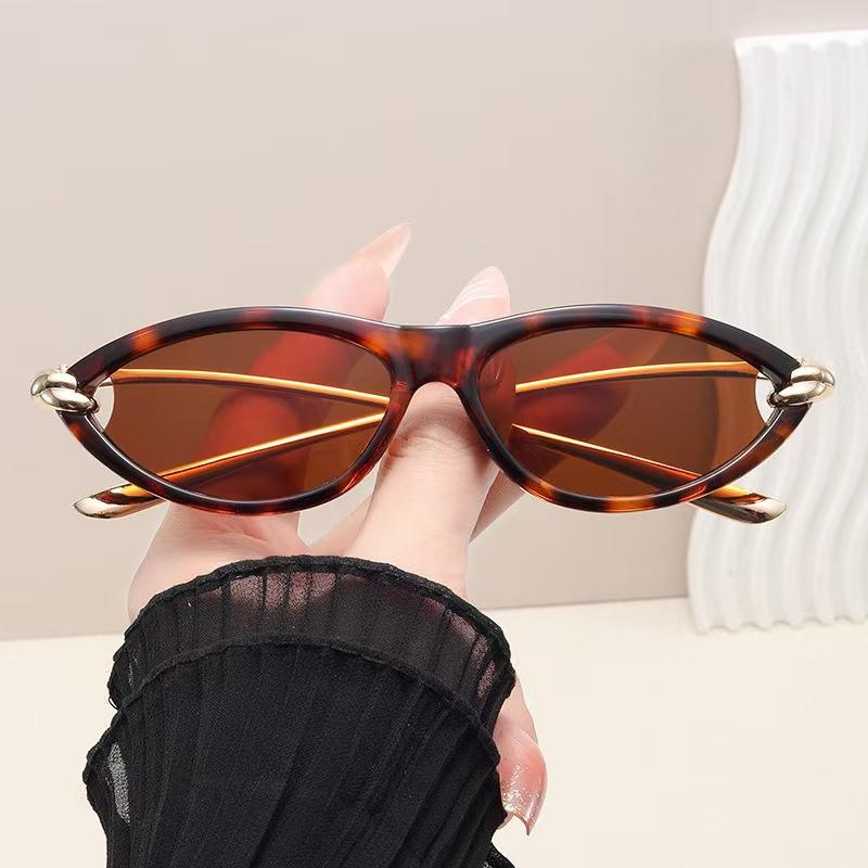 European American Style Women'S Sunglasses Oval Shape Anti-Glare Men Sun Glasses Holiday Travelling Woman Sunglass