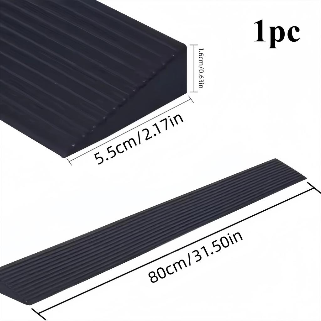 1PC 80cm/31.49in Multi Purpose Ramp Pad - Self-adhesive, Durable, Anti Slip, Suitable for Sweeping Robots, Carts