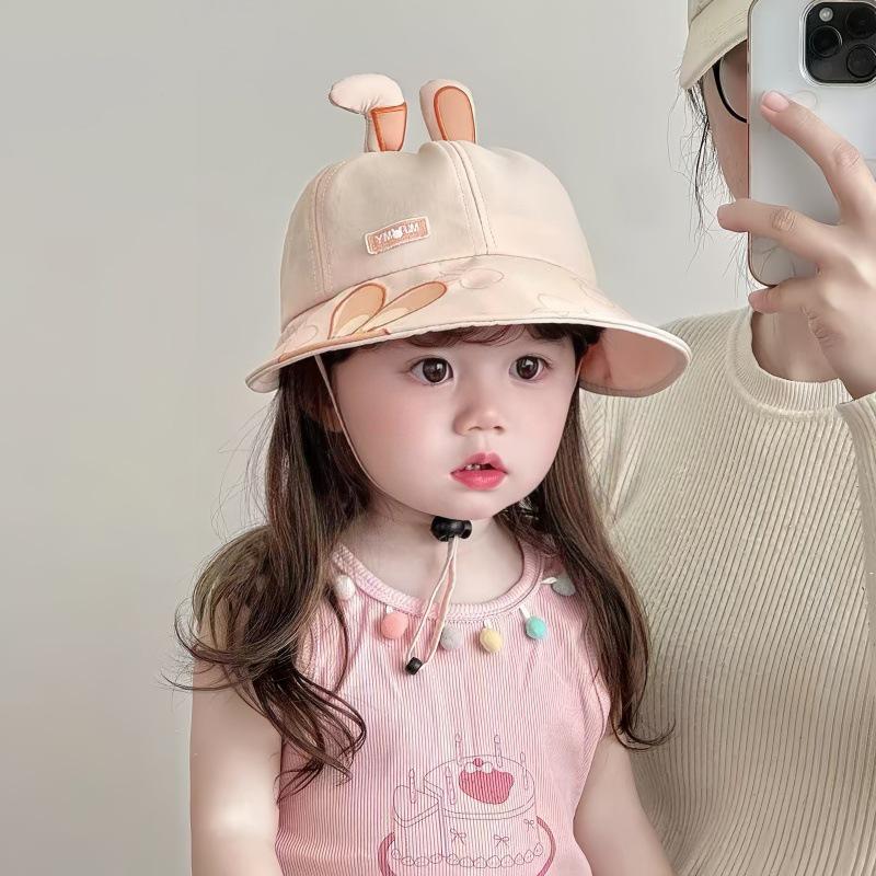 Children's Cute Cartoon Duckbill Sun Hat - Large Brim Sun Protection Baseball Cap for Girls
