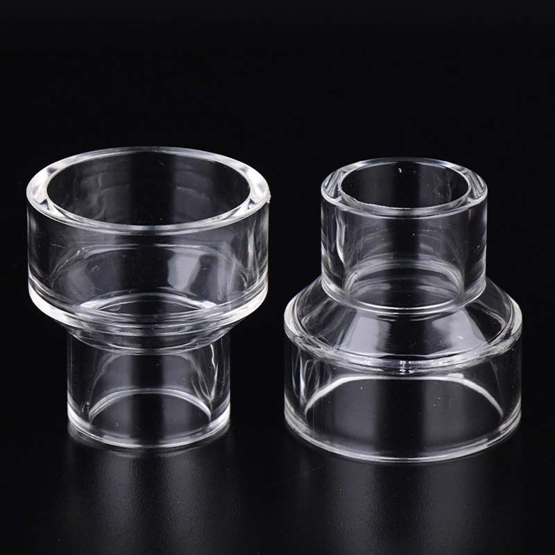 1~5Pcs Transparent Acrylic Pipe Joints Variable Diameter Direct Connectors For Water Tube Fittings Aquarium Accessories