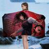 Asa Mitaka Chainsaw Man Anime Microfiber Blanket Quick Drying Beach Towels Oversized Printing Super Absorbent Pool Towel Blanket