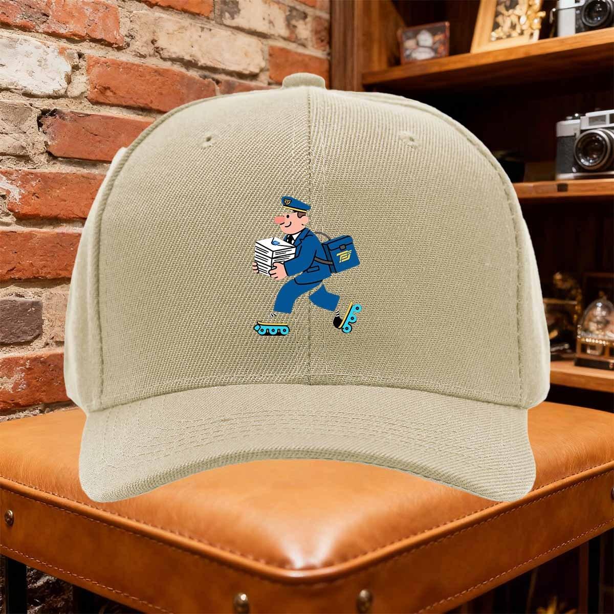 Unisex Retired Postal Worker Baseball Cap Adjustable Vintage Mail Sorter Hat Suitable for Casual Wear Postal Events (Hand W 1pc