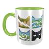 Classic Four Warriors Warrior Cats Logo Mug Funny Ceramic Coffee Cups Tea Mugs Milk Cup Drinkware Gifts for Friends