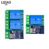LIZAO 1 Channel ESP8166 WiFi Relay Module ESP-11 DC 1V with LED Indicator Reset Switch Low Level Trigger Relay Control Board