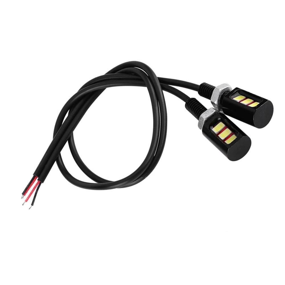 2 szt. 12V Napięcie Motocykl Światło Tablicy Rejestracyjnej LED Samochód Światło Tablicy Rejestracyjnej Lampa Tablicy Rejestracyjnej Do Motocykla