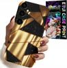Etui Do Samsung Galaxy A05S - Złote Eleganckie Wzory + Folia Hydro
