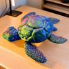 Turtle Fidget Toy 3d Printed Fidget Sea Turtle Statue For Table Animals Model With Movable Joints Desktop Ornament For Men Women