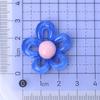 Hollow Flower Resin DIY Hair Clips, Refrigerator Magnets, and Hair Ties Accessories.