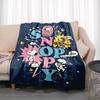 Warm blanket, Snoopy cartoon pattern, comfortable nap blanket, soft and skin-friendly, a great gift for friends and family.