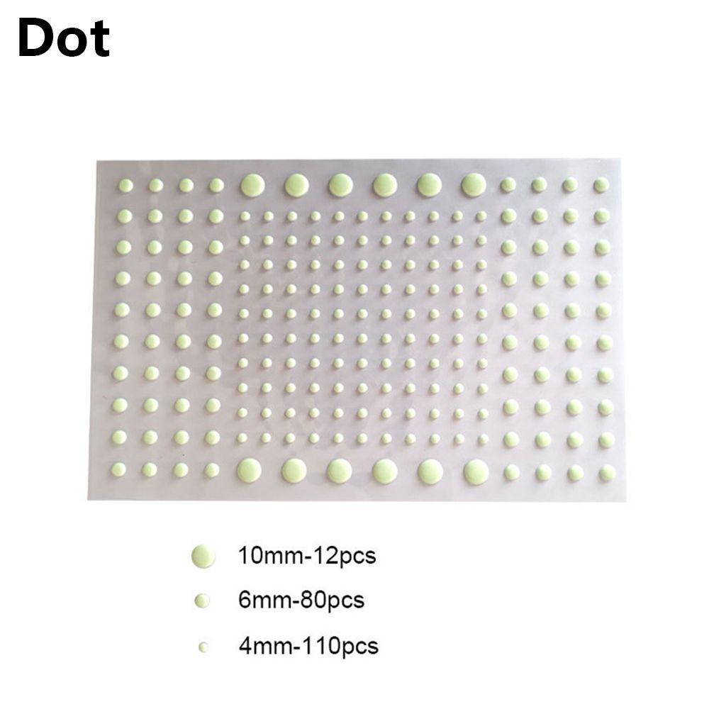 

Ornament Home Decoration Glow In Dark Luminous Stars Dots Bubble Decal Fluorescent Wall Sticker dot