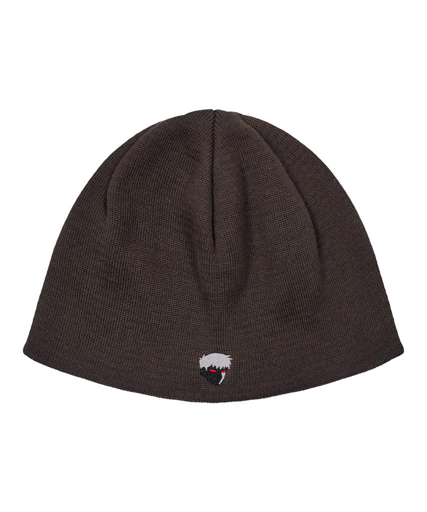 Nyuteib Red Sun Oversized Big Head Beanie - Earth Brown
