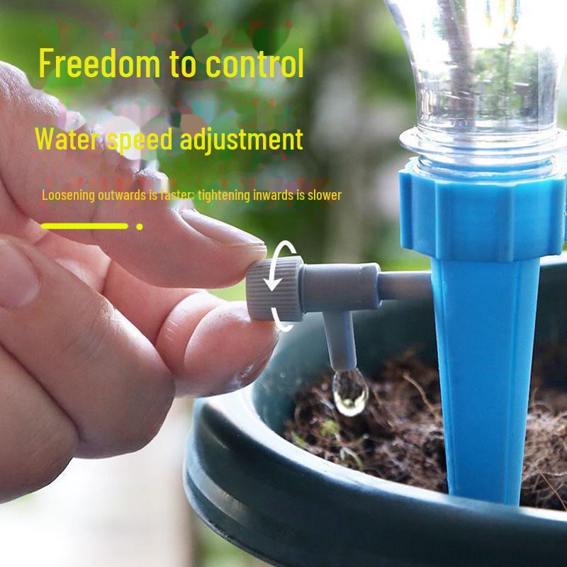 Automatic Plant Watering Device: Timed Drip Irrigation System for Home or Travel