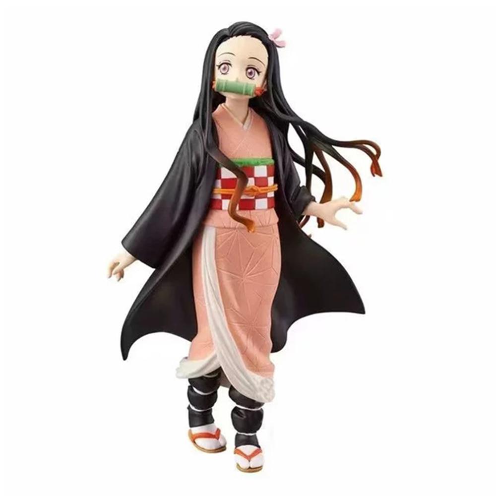 

Demon Slayer Kimetsu No Yaiba Kamado Tanjirou Kamado Nezuko Action Figure Toys Anime Collectible Girl