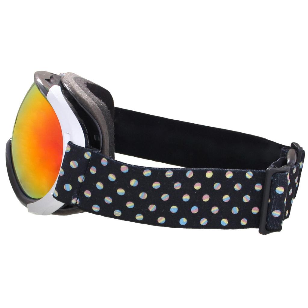 North Peak Goggles for Snowboarding and and Spherical UV Water BK Skiing, Men's Women's [Double Lens, Lens, Protection, Anti-Fog, Repellent] NP-3644
