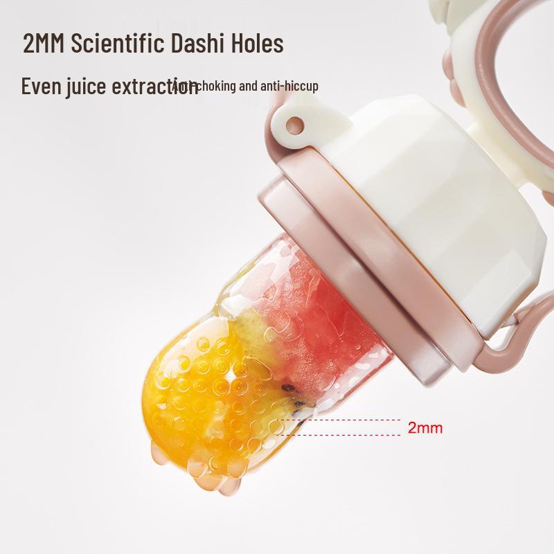 Silikon Baby Obst- & Gemüse Beißring Fütterer