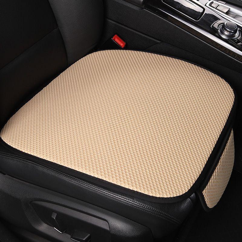 Breathable Ice Silk Car Seat Cushion Non-slip and Wear-resistant Solid Color Ice Silk Car Seat Cover, Universal Fit Most Cars