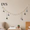 Nursery Wall Hanging Hand-Woven Cotton Rope, Boho Belt Mounted Storage for Plush Toys Hats Accessories Home Decor Stuffed Animal