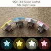 Induction Mini Star Shape Led Sensor Control Night Light For Kids Bedroom Bedside Baby Sleep Light