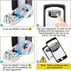 1pc Key Safe Wall Mount | No-Battery Combination Lock Box - 9.4cm Metal/Plastic for Home & Travel Security,for Home El