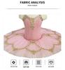 Pink Swan Ballet Performance Tutu Dress for Girls